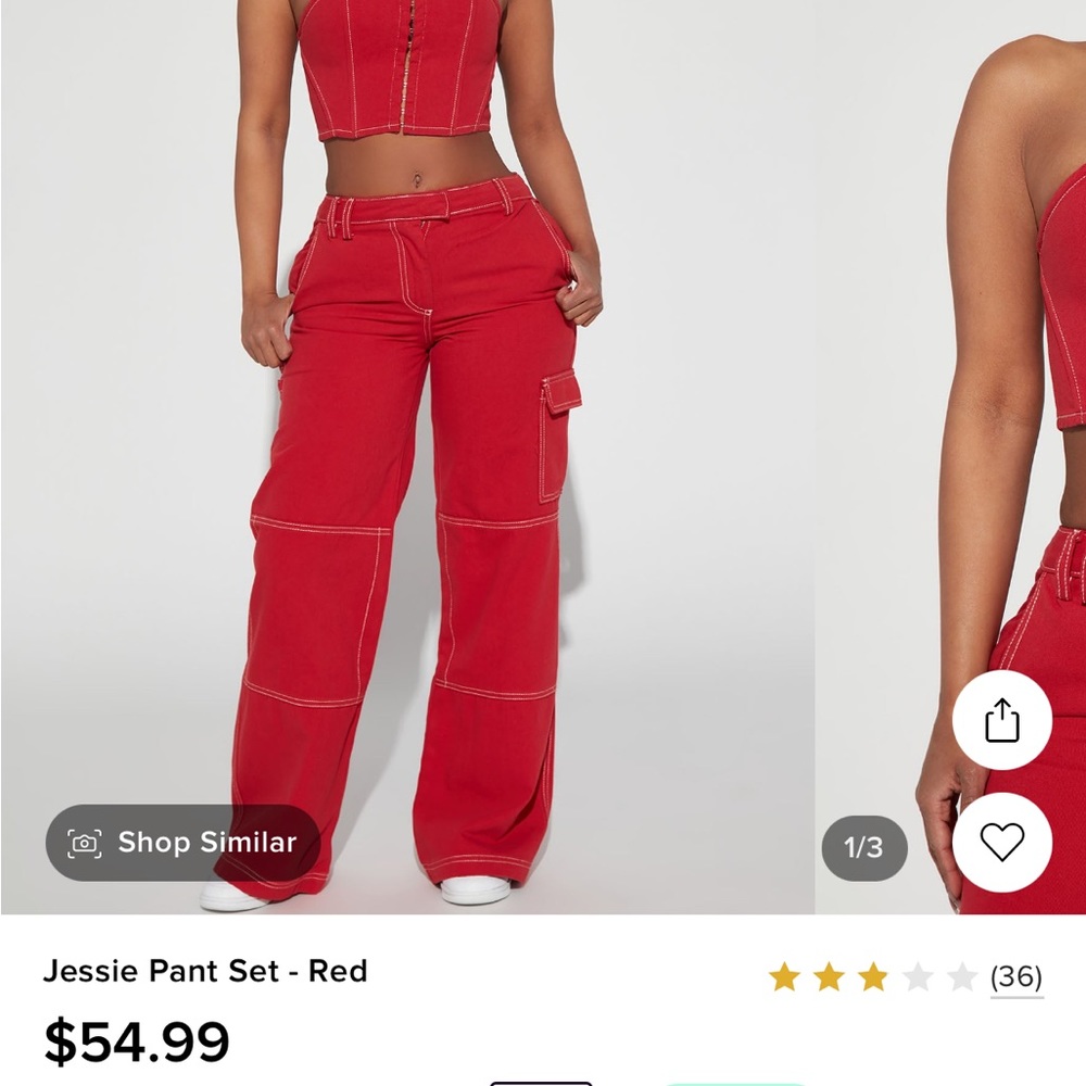Fashion nova pants set